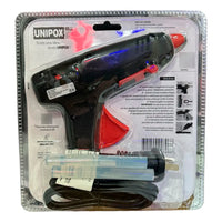 Pistola Encoladora Unipox de Silicona de 40W. 2mts Cable