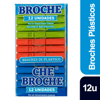 Broches Che Broche Plasticos 12 u