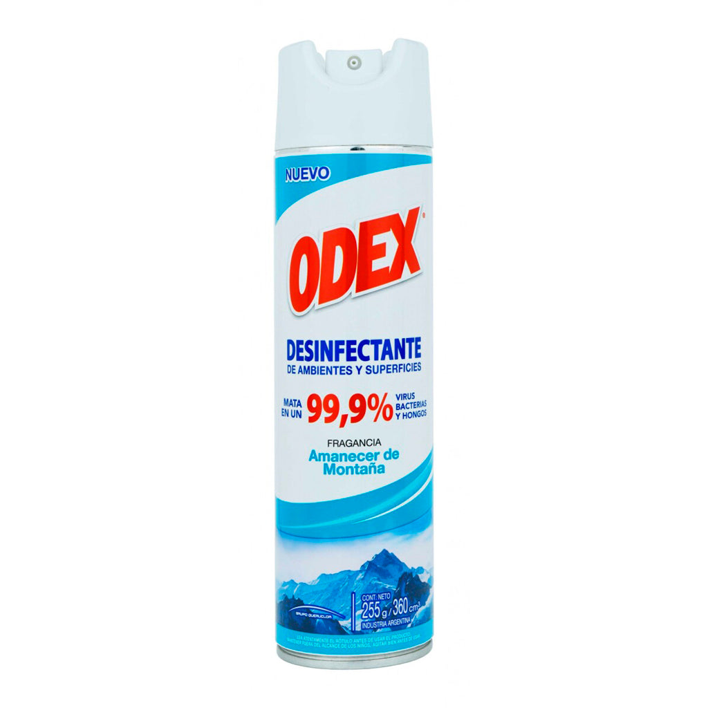 Desinfectante de ambientes Aerosol Odex Amanecer de Montaña 360 ml