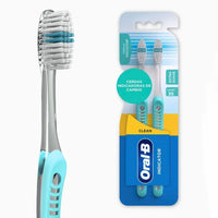 Cepillo Dental Oral-B Cerdas Indicador Clean Extra Suave Medio 2 u