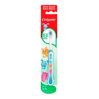Cepillo de Dientes Colgate Extra Suave de 0 a 2 años 12u