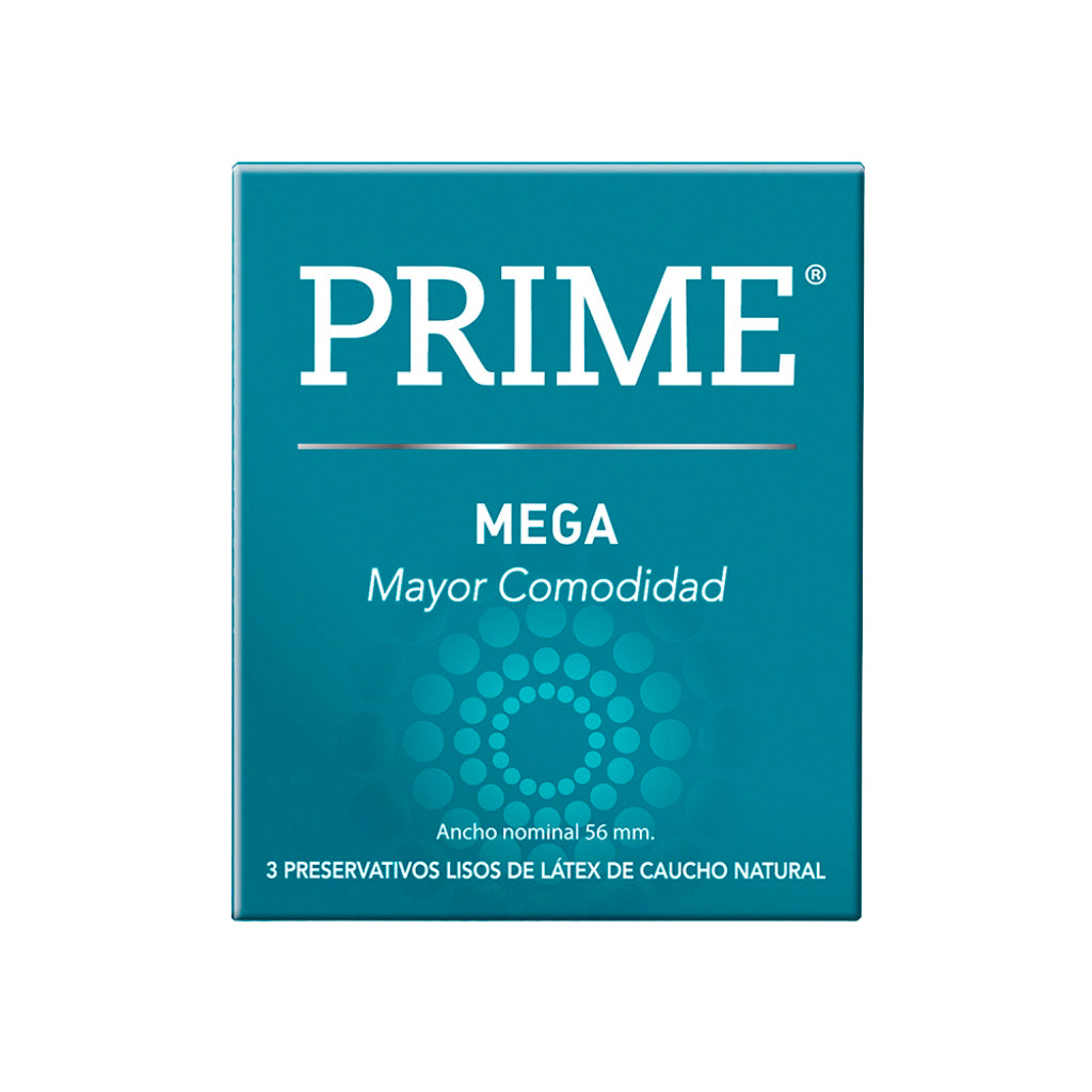 Preservativo  Prime Mega 3 u