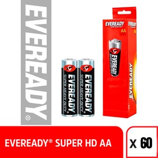 Eveready AA 锌碳电池 60 粒管状包装