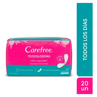 Protectores Diarios Carefree Todos los Días - s/ Perfume 20 u