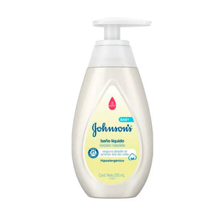 Baño Liquido Johnsons Jabon Corporal Recien Nacido Hipoalergenico 200 ml