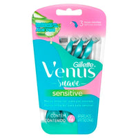 Afeitadora Descartable Gillette Venus Suave Sensitive 4 u