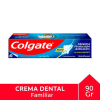 Dentifrico Crema Colgate Proteccion Anticaries Sabor Menta Refrescante 90 g