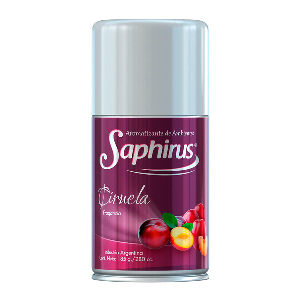 Aromatizante Aerosol Saphirus Ciruela 185 g