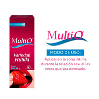 Lubricante Intimo Gel Multi O Sabor Frutilla  50 g
