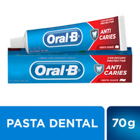Dentifrico Crema Oral-B Anticaries Menta Suave 70 g