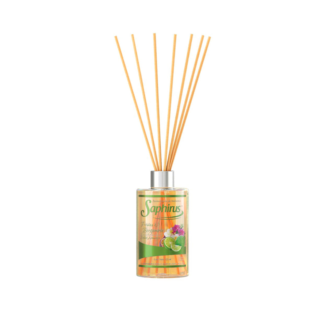 Aromatizante Difusor Saphirus Fresias y Bergamota 125 ml