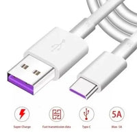 通用USB-C数据线，白色