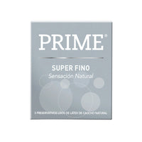 Preservativo  Prime Latex Super Fino Sensacion Natural  3 u