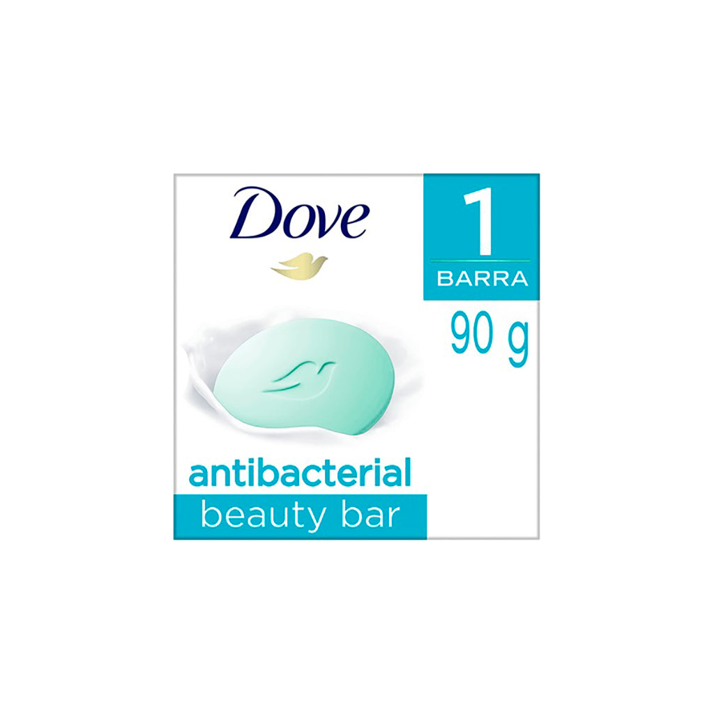 Jabon Tocador Dove Antibacterial - Cuida y Protege 90 g