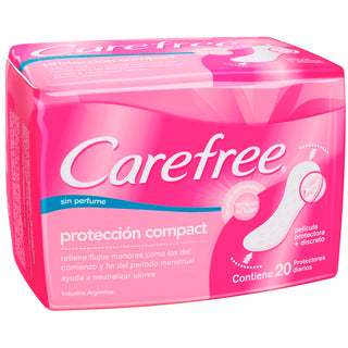 每日护垫 Carefree Proteccion Compact - 无香型 20片