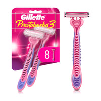 Afeitadora Generico Prestobarba 3 descartable - Gillette 8 u