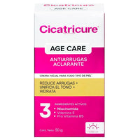 Crema Facial Cicatricure Crema Age Care Antiarrugas Aclarante 50 u