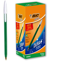 Lapicera Caja Bic Cartucho Opaco Tinta Verde Punta Mediana 50 u