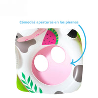 Flotador Inflable Generico Asiento p/ pileta c/ sonido de animales surtido 81 x 56 Cm