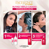 Kit De Coloración  Excellence  Creme Loreal Paris Tono 5.1 Castaño Claro Ceniza 172,5 g