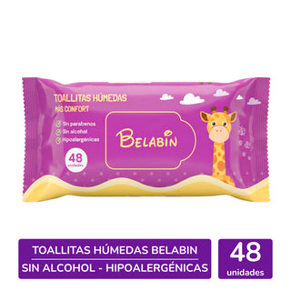 Toallas Humedas Belabin Hipoalergenicas 48 u