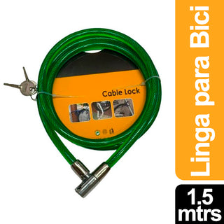 Linga Gus Traba p/ Bicicleta Verde 1,50 mts
