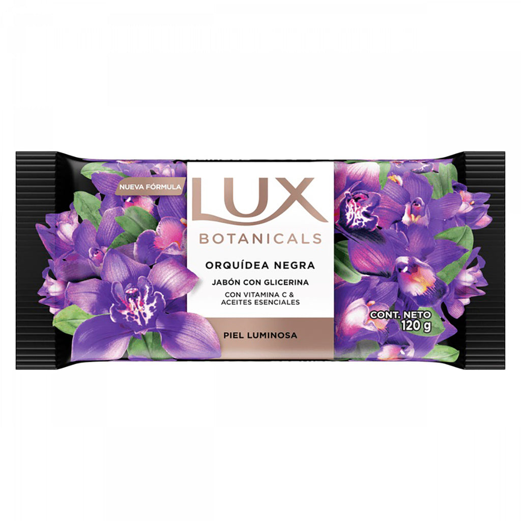 Jabon Tocador Lux Botanicals c/ Glicerina Orquidea Negra 120 g