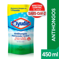 Antihongos Repuesto Ayudin Removedor c/ Cloro Activo 450 ml