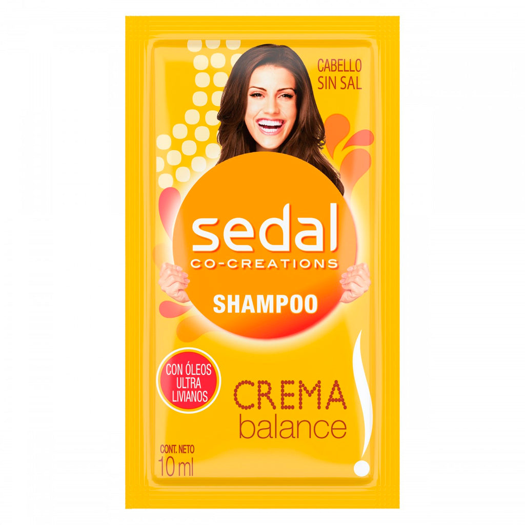 Shampoo Sachet Sedal Crema Balance  10 ml