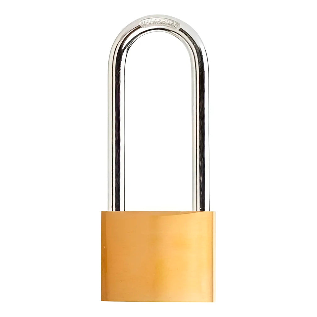Candado Gus Dorado Resistente Aro Largo 32 mm