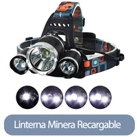 Linterna Recargable Generico Minera (RF16)