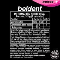 Chicle Beldent c/ Fresh Sparks Sabor a Tutti Fruti 10 g