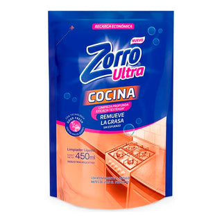 Antigrasa Repuesto Zorro Cocina 450 ml