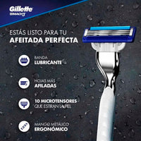Repuesto Afeitadora Gillette Prestobarba Mach3 Turbo 2 u