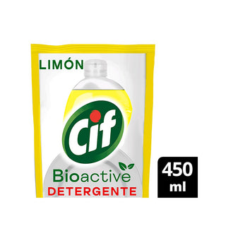 Detergente Repuesto Cif Bioactive Limon 450 ml