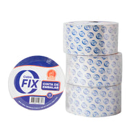 Cinta de Embalar Cablefix Autoadhesiva p/ Usos Multiples Transparente 40 mts
