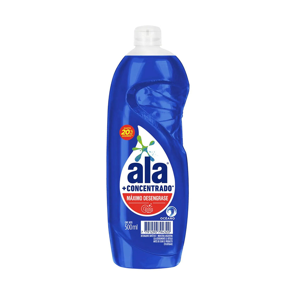 Detergente Ala  Concentrado Oceano 500 ml