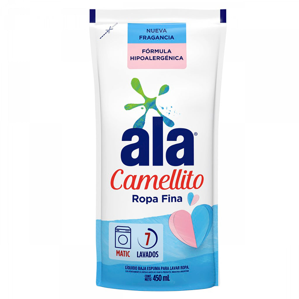 骆驼牌低过敏性洗衣液（精致衣物，机洗专用），450毫升