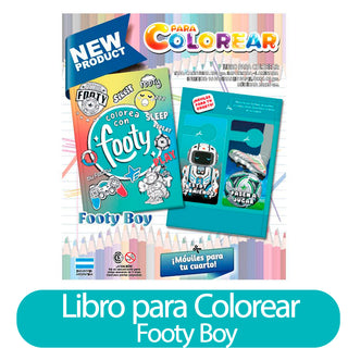 Libro Generico p/ Colorear Footy Boys
