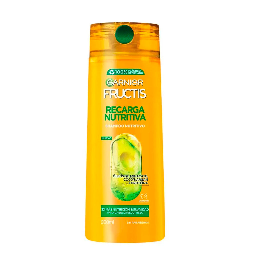 Shampoo Fructis Garnier Recarga Nutritiva  200 ml