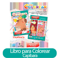 Libro Generico p/ Colorear Capibara