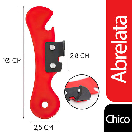 Abrelatas Utencillo de Cocina Manual Generico Mini en Blister