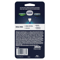 Afeitadora Descartable Gillette Mach3 Cuerpo + Cartucho  1 u