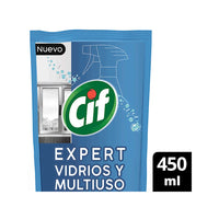 Limpiador Repuesto Cif Vidrios y Multiusos Expert 450 ml