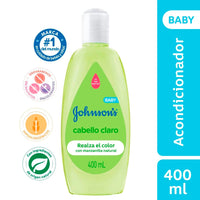 Acondicionador Johnsons Cabello Claro Hipoalergenico 400 ml