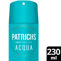 Desodorante Patrichs Deoperfume Acqua 230 ml