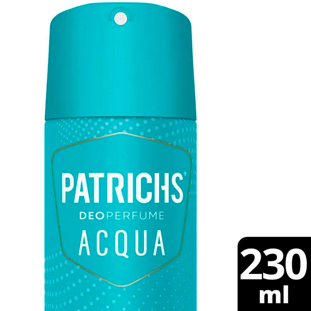 Desodorante Patrichs Deoperfume Acqua 230 ml