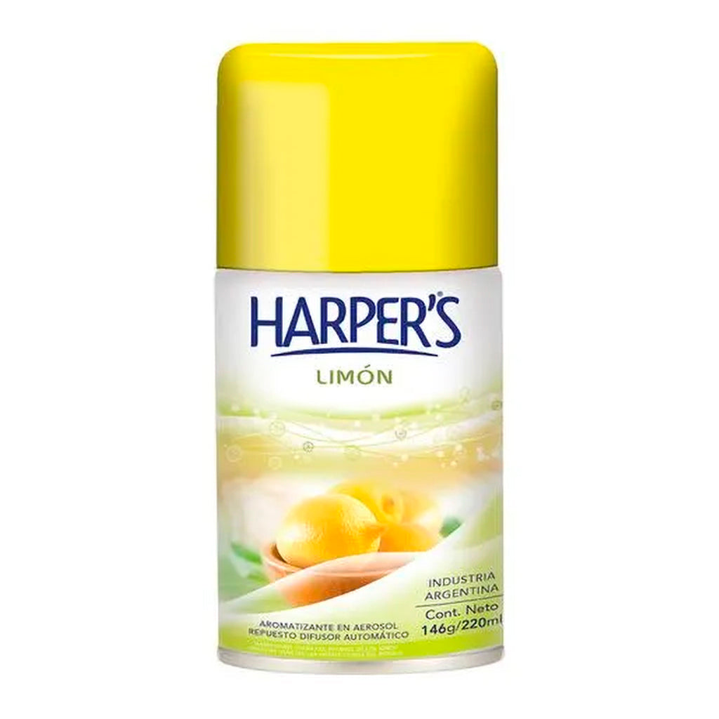 Aromatizador de Ambiente Aerosol Harpers Limon 220 ml