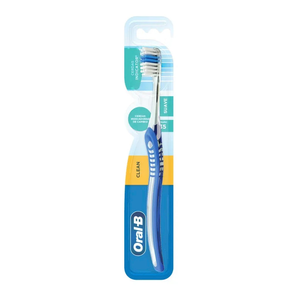 Cepillo Dental Oral-B Cerdas Indicador Clean Suave Medio