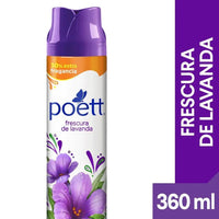 Desodorante Aerosol Poett Ambiente Frescura de Lavanda 360 ml